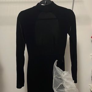 Black Asymmetrical Dress